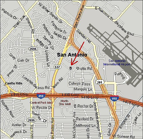 Map to Matt Reese Real Estate